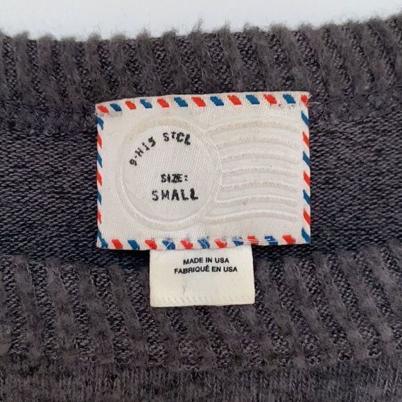 Anthropologie Gray Tunic Sweater Size S - Picture 2 of 8